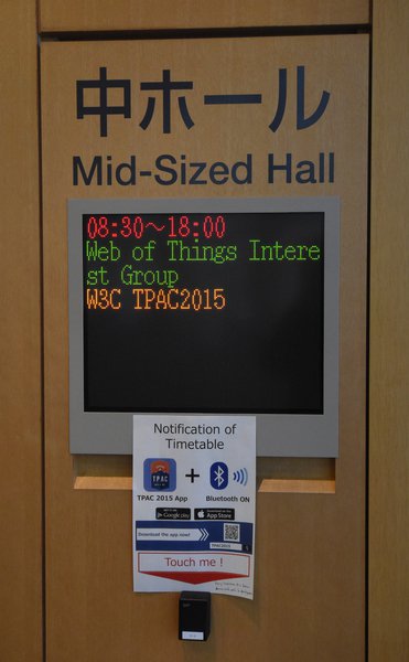 W3C TPAC Web of Things Sign